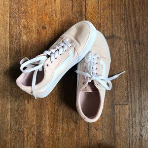 Light Pink Old Skool Low Top Vans!
